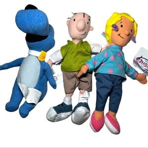 ❤️2/$20 BUNDLE❤️ Disney Doug Patty Porkchop Characters Mini Bean Bag Plush Dolls
